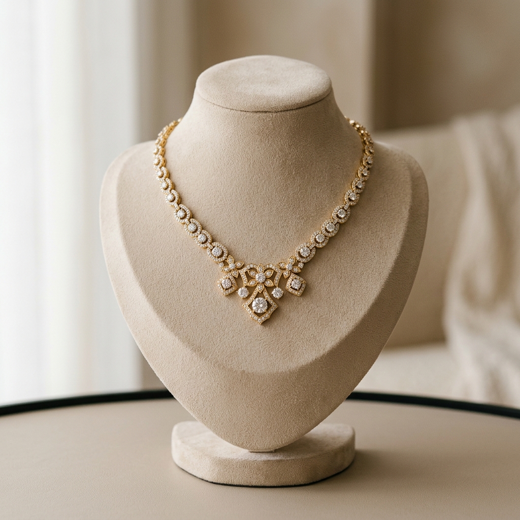 Gold Diamond Necklace