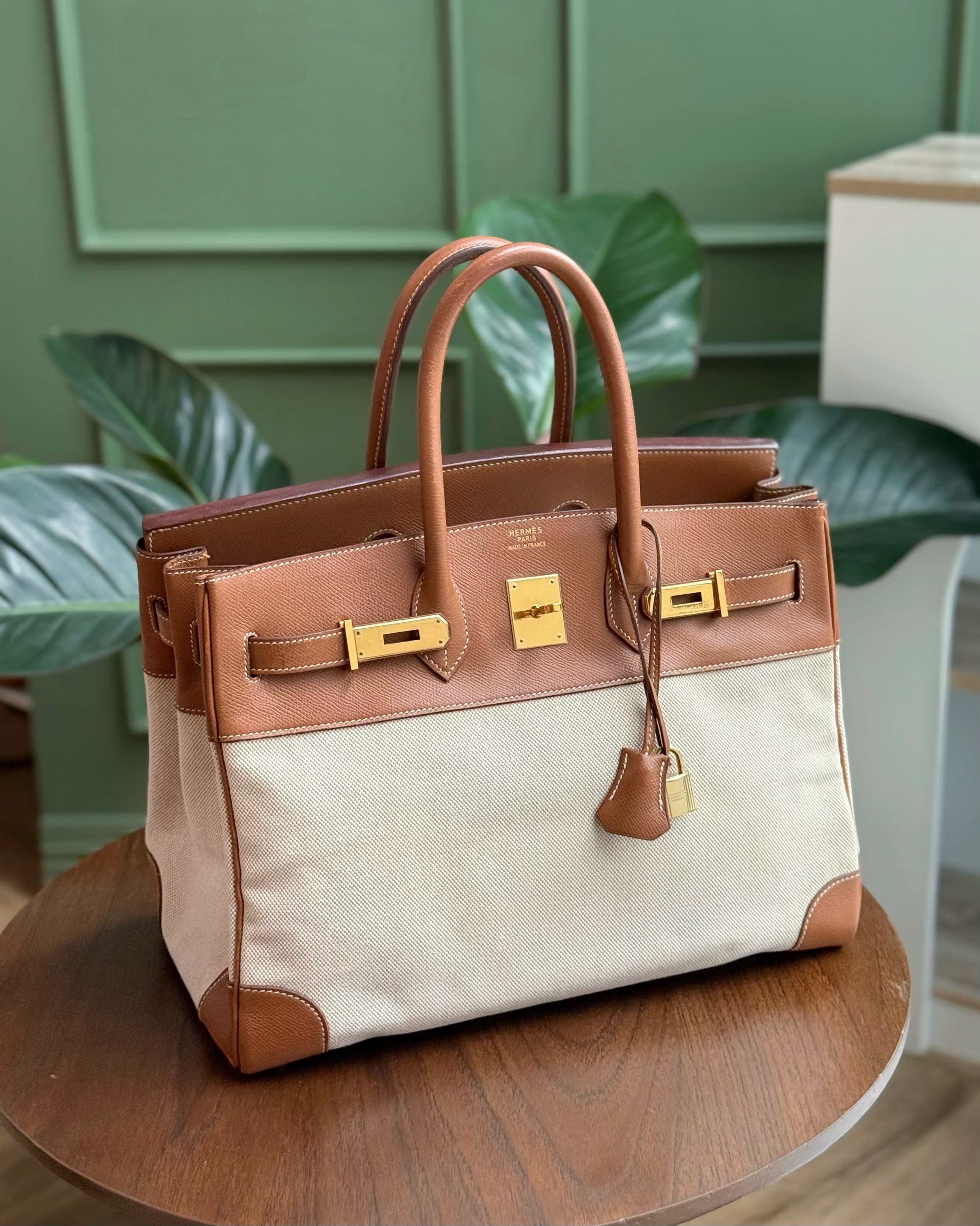 Vintage Leather Tote
